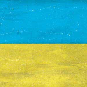 Ukraine Flag Distressed PlayStation 4 Gold Wireless Headset Skin