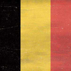 Belgium Flag Distressed Corsair 4000D Tempered Glass Mid-Tower ATX Case Skin
