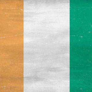 Ivory Coast Flag Distressed SteelSeries Arctis 5 Skin