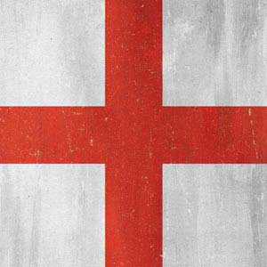 England Flag Distressed Surface Pro 6 Skin