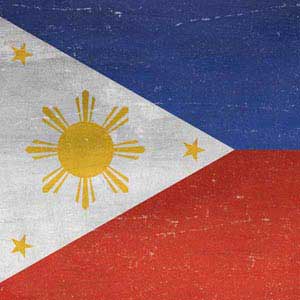 Philippines Flag Distressed PlayStation 4 Gold Wireless Headset Skin