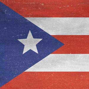 Puerto Rico Flag Distressed Beats Solo 2 Wired Skin