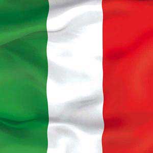 Italy Flag PlayStation 4 Gold Wireless Headset Skin