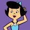 The Flinstones Betty Rubble Wii (Includes 1 Controller) Skin