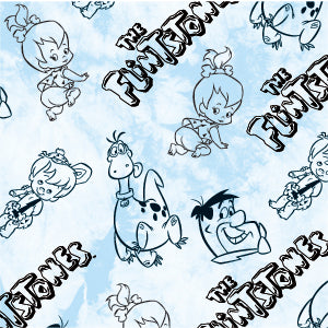 The Flinstones The Flintstones Tie Dye Print Xbox 360 Slim (2010) Skin