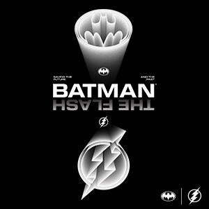 DC Comics The Flash Movie: Batman Flash Future & Past Xbox 360 Slim (2010) Skin