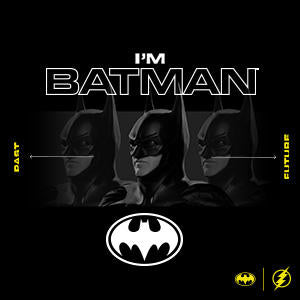 DC Comics The Flash Movie: I am Batman Past to Future Xbox 360 Slim (2010) Skin