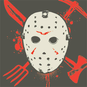 Warner Bros Friday the 13th Jason Voorhees Mask iPhone 12 Clear Case