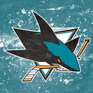 NHL San Jose Sharks Frozen Surface Book 2 15in Skin