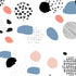 Patterned Dots iPhone XS Clear Case