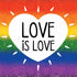Love Is Love Rainbow iPhone XS Clear Case