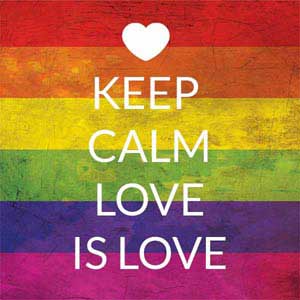 Keep Calm Love Is Love Magic Keyboard with Numeric Keypad Skin