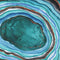 Turquoise Watercolor Geode Wii (Includes 1 Controller) Skin