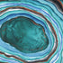 Turquoise Watercolor Geode iPhone 7 Folio Case