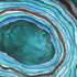 Turquoise Watercolor Geode iPhone XS Clear Case