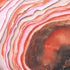 Orange Watercolor Geode iPhone XS Clear Case