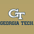 Georgia Institute of Technology Gold LogoType GT iPhone XS Clear Case