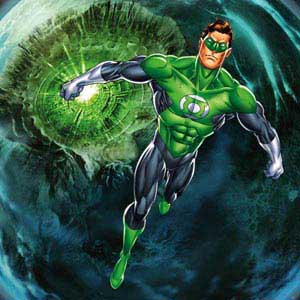 DC Comics Green Lantern Action Pose in Space Xbox Adaptive Controller Skin