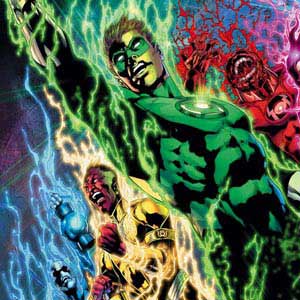 DC Comics Green Lantern Blackest Night Art work by Ivan Reis Xbox Adaptive Controller Skin