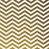 Gold Chevron iPhone XS Clear Case