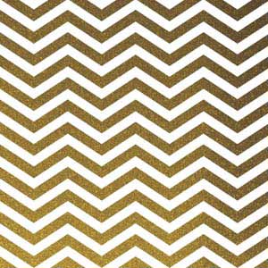 Gold Chevron Fire TV Cube Skin