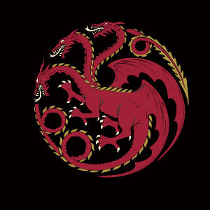 HBO House of the Dragon Red Tararyen Sigil iPhone 12 Clear Case