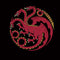 HBO House of the Dragon Red Tararyen Sigil iPhone 12 Clear Case