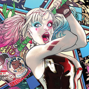 DC Comics Harley Quinn Action Pose Xbox 360 Slim (2010) Skin