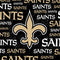 NFL New Orleans Saints Black Blast Xbox 360 Slim (2010) Skin