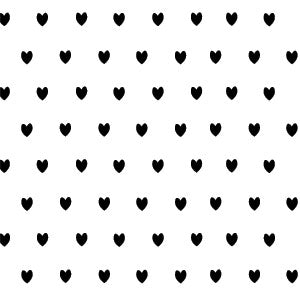 White and Black Hearts 3DS XL 2015 Skin