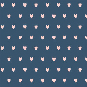 Blue and Pink Hearts Wii (Includes 1 Controller) Skin