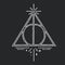 Wizarding Worlds Harry Potter Deathly Hallows Symbol Galaxy S23 Ultra Clear Case