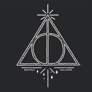 Wizarding Worlds Harry Potter Deathly Hallows Symbol Xbox 360 Slim (2010) Skin