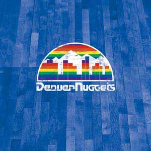 NBA Denver Nuggets Hardwood Classics Galaxy Book 12in Skin