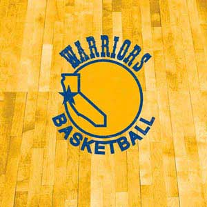 NBA Golden State Warriors Hardwood Classics Surface Go Skin