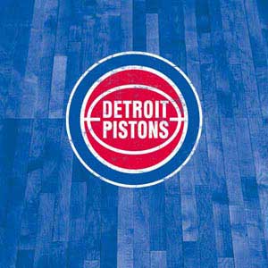 NBA Detroit Pistons Hardwood Classics Fire TV Cube Skin