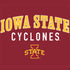 Iowa State University Collegiate Text iPhone XS Clear Case