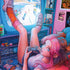 Pink Hair Anime Gamer Girl by Ivy Dolamore iPhone 14 Folio Case