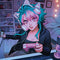 Anime Catgirl Gamer Nerd by Ivy Dolamore Wii (Includes 1 Controller) Skin