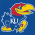 University of Kansas Jayhawks Mascot Outline iPhone XS Clear Case