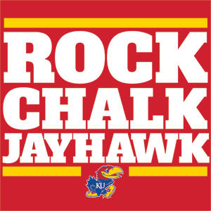 University of Kansas Rock Chalk Jayhawk Studio Wireless Skin