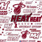 NBA Miami Heat Historic Blast PS5 Console Skin