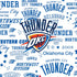 NBA Oklahoma City Thunder Historic Blast iPhone XS Clear Case