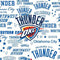 NBA Oklahoma City Thunder Historic Blast Surface Pro (2017) Skin