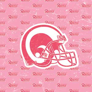 NFL Los Angeles Rams Pink Logo Blast PS4 Pro Console Skin