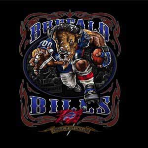 Liquid Blue NFL Buffalo Bills Running Back Xbox One X Console Skin