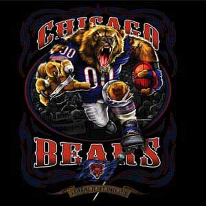 Liquid Blue NFL Chicago Bears Running Back Surface Pro 4 Skin