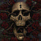 Liquid Blue Skull Entwined with Roses Universal Laptop 15in (12.2 x 8.8in) Skin