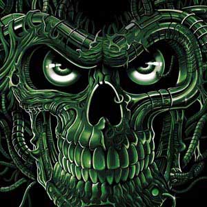 Liquid Blue Terminator Dragon MacBook Pro 14in (2021-24) Skin