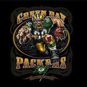 Liquid Blue NFL Green Bay Packers Running Back PS5 DualSense Edge Pro Controller Skin